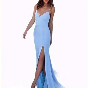 Alamour the Label - Estelle Dress in Sky Blue, XS